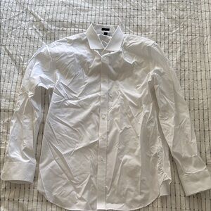 Men's J.Crew Ludlow Slim White Dress Shirt 16 1/2-35